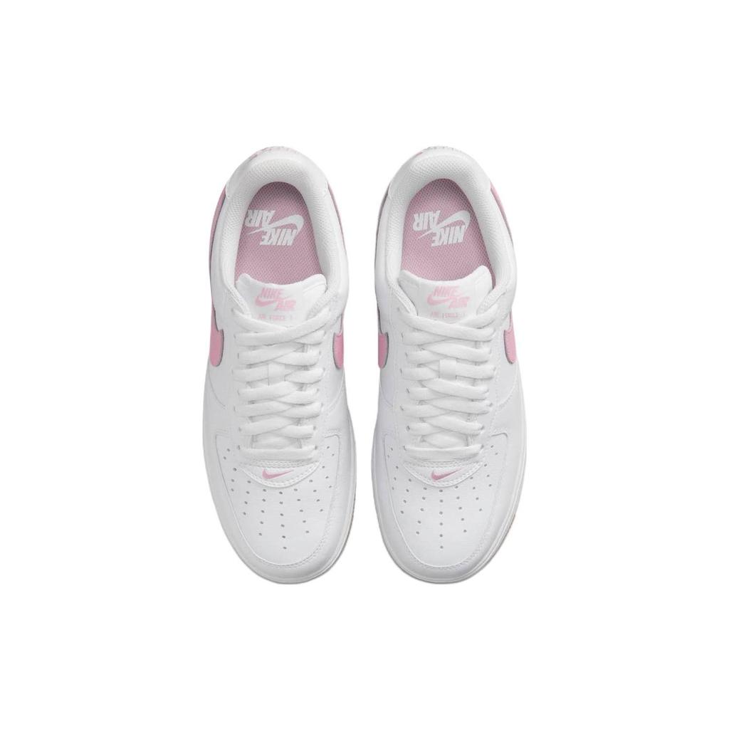 Nike Air Force 1 Low Color of the Month - White Pink Unisex Sneakers Gum-Yellow Metallic-Gold DM0576-101