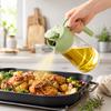 2-in-1 Glass Olive Oil Sprayer & Dispenser 16oz/470ml Leakproof Spray Bottle for Cooking, Air Fryer BBQ, Baking Salad Grilling