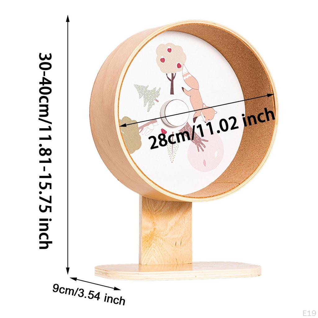 Žiurkėno pratimo rato bėgikas dvigubi guoliai, su reguliuojamu stovu, mažas gyvūnas