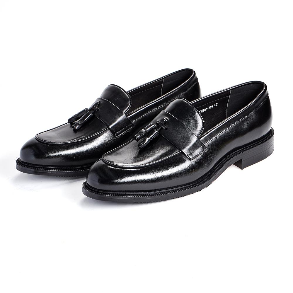 Fashion Men's Casual Breathable Leather Loafers Business Office Driving Moccasins Comfortable Tassel Designers Shoes