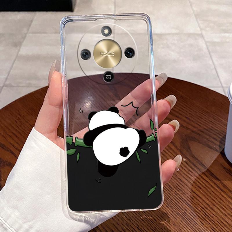 Casing For Honor X9d Case 5G Aesthetic Fashion Cute Cat Cartoon Soft Silicone Back Cover HonorX9d X 9d 5G Transparent Phone Case