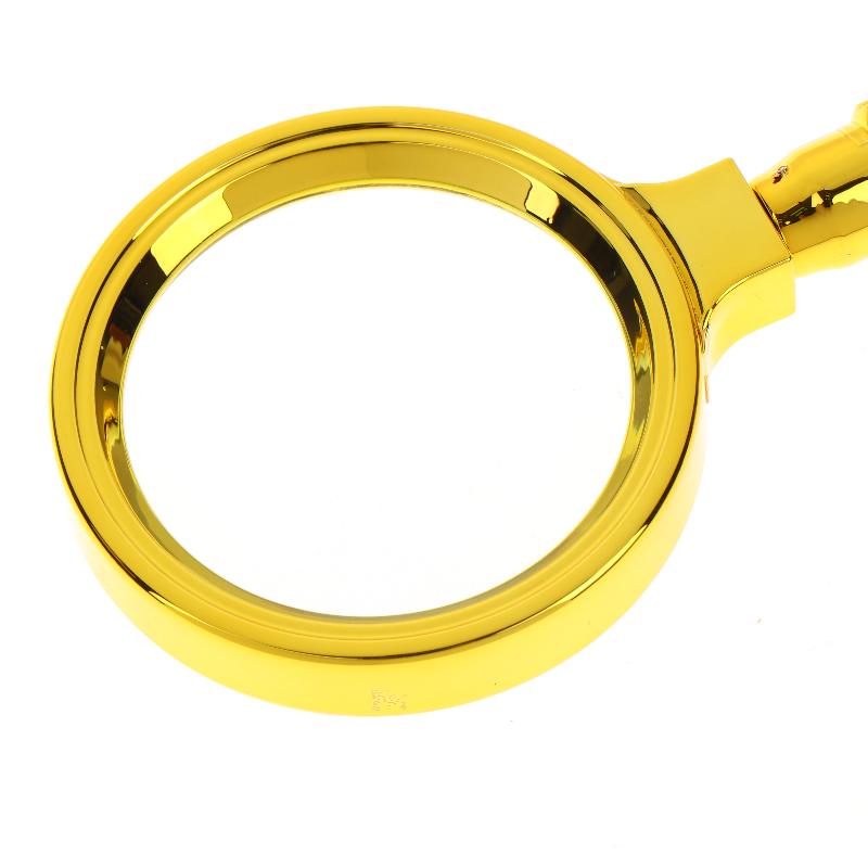 Handlupe Tragbare Glaslinse Lupe zum Betrachten von Schmuck Papierlesen Hochauflösende Augenlupe Glas