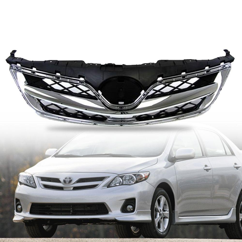 Toyota Corolla (11th-13th Gen) Front Sport Grille - Black Warrior Electroplated Finish