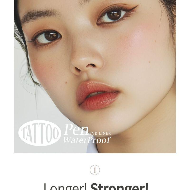 MACQUEEN - Waterproof Tattoo Pen Eyeliner - 2 Colors