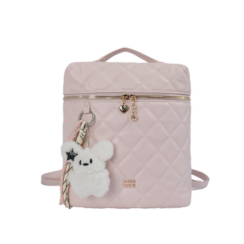 Schoolbag Diamond Embroidery Thread Large Capacity Chain Backpack 1011 New Commuter Women's Backpack Outdoor Travel Bag School Bag