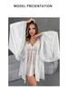 Women's Satin Bathrobe & Pajama Set 850 - Sexy & Loose Fit Homewear