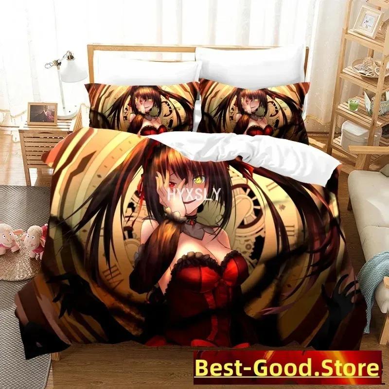 Comforter Date A Live Bedding Set S For Adult Kids Single Double Full Queen King Girl Kids Home Textile