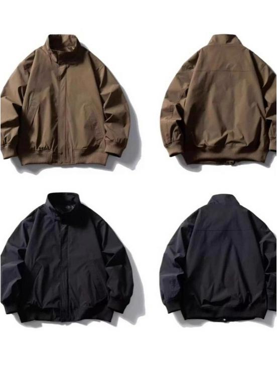 2025 Spring/Autumn Men's Cool Pique Jacket - High Street Trend, Hong Kong, Japanese Harajuku, Korean Style.