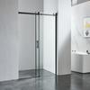 Knobs Door Handle Bathroom Bathtub Stylish 145mm 5.5mm Bolt Black Flat Part Stainless Steel For Shower Enclosures