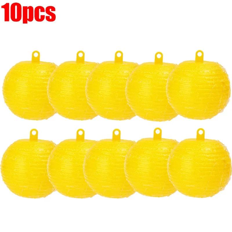 10/1x Hanging Ball Fruit Fly Catcher Pest Control Sticky Ball Wasp Bee Insect Trap for Outdoor Garden Orchard Long Lasting Gnat Traps