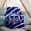 1pz Coperta Morbida in Flanella Stampata Portsmouth F.C. per Camera da Letto Adulto Soggiorno Divano Campeggio Viaggio Regali per Fan Regali di Natale