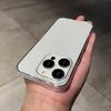 Soft TPU Transparent Straight Edge Phone Case For iPhone 11 12 13 14 15 16 17 Pro Max Air Plus Clear Bumper Back Cases Cover