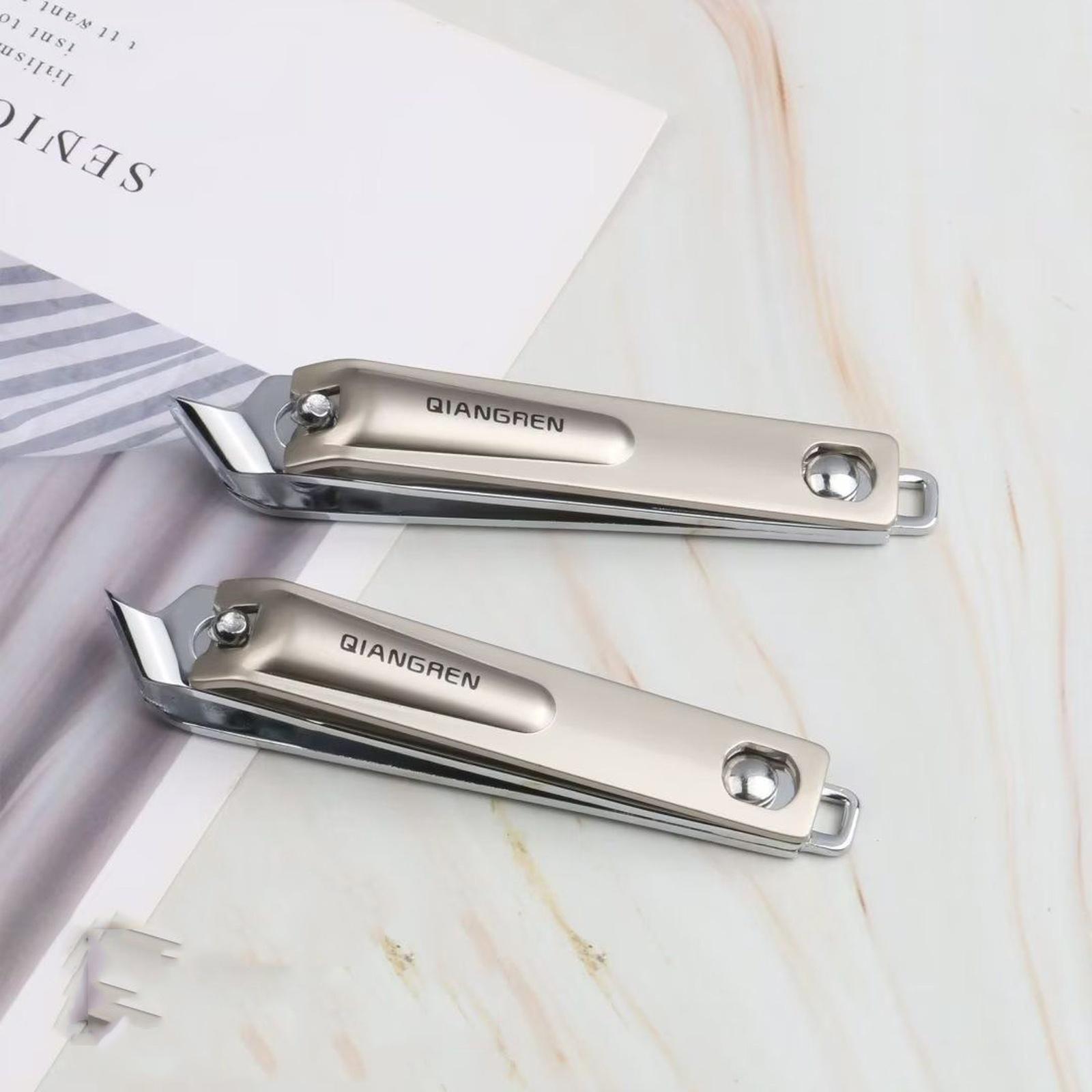 MR.GREEN Nail Clippers Curved Blades Fingernail Cut Nippers Manicure Scissors Stainless Steel Pedicure Tools one size