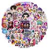 50/100PCS Anime Demon Hunters Graffiti Stickers Water Cup Mobile Waterproof Decorative Stickers  Anime Stickers