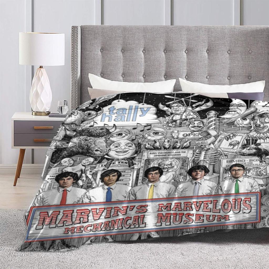 Tally Hall Decken Rockmusik Band Reise Flanell Überwurfdecke Warm Weich Outdoor Design Tagesdecke Geburtstagsgeschenk