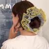 1pc Ballet-style Large Contrast Checkered Ruffled Four-layer Hair Tie, Retro and Nostalgic Romantic Skirt Hem Bun Hair Band
