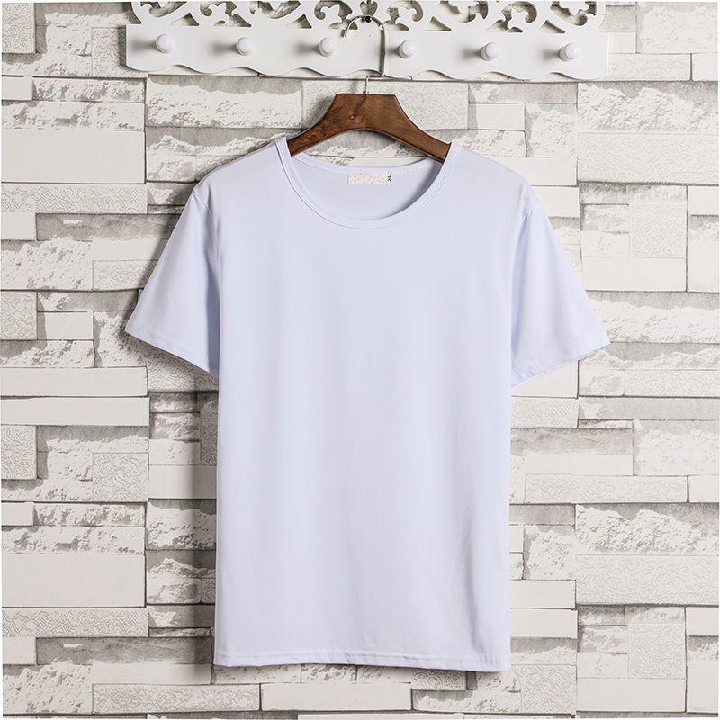 Men's Chinese-Style V-Neck Linen T-Shirt - Short-Sleeved, Solid Color, Summer Cotton Blend