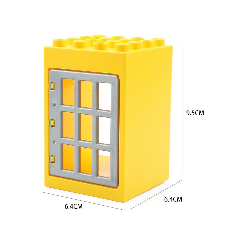 Big Size DIY Building Blocks Window Doors And Household Bulk Parts Model Compatible Large Bricks Toys Accessories Kids Toy Gifts