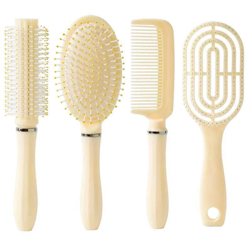 Air Cushion Fluffy Comb with Hollow Barrel for Massaging and Styling