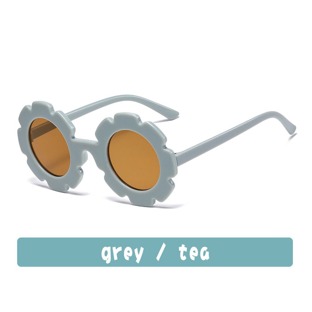 Boys And Girls Trend Outdoor Product Eyewear Vintage Children Sunglasses Sun Glasses Flower Shape