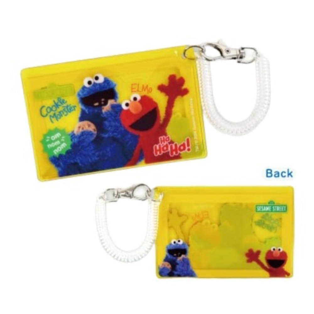 Marimo Craft Clear Pass Case YE Sesame Street W105 X H70mm SST-118