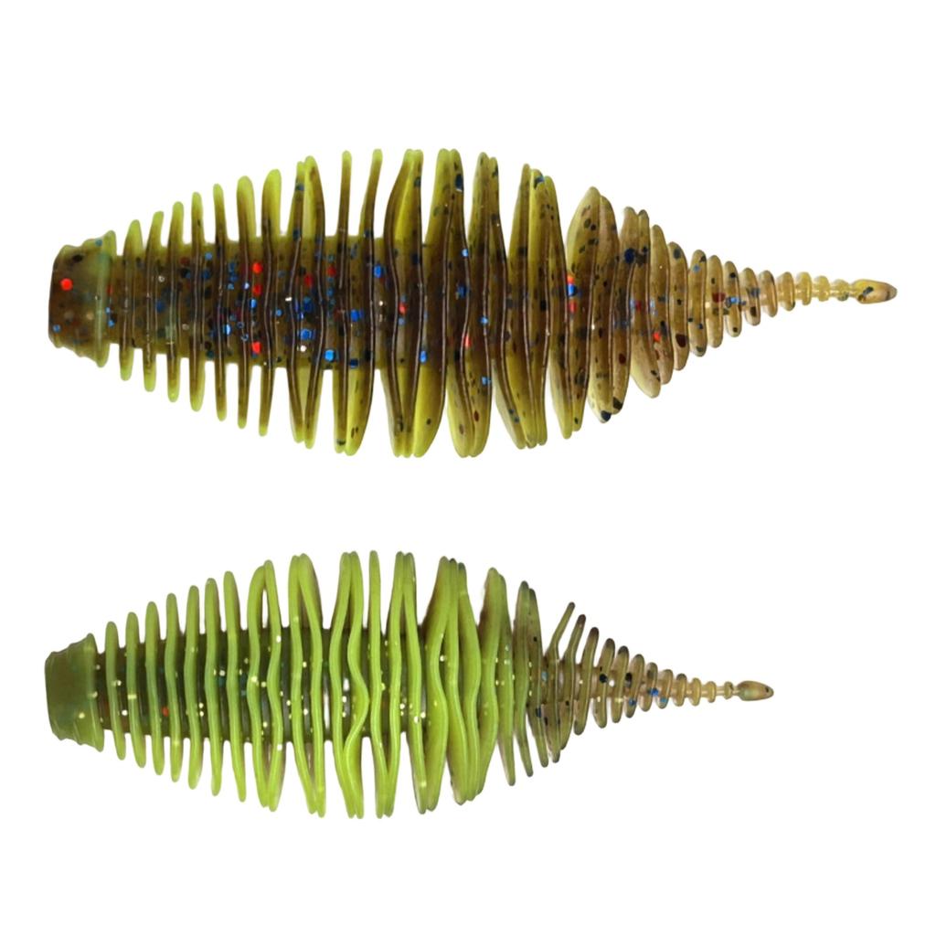 7cm Soft Plastic Fishing with Tail, Flat Soft for and Trout