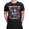 ZX Mongo è Sbalordito Magliette da Uomo Dungeon Crawler Carl Maglietta a Manica Corta Girocollo Maglietta 100% Cotone Regalo di Compleanno Vestiti