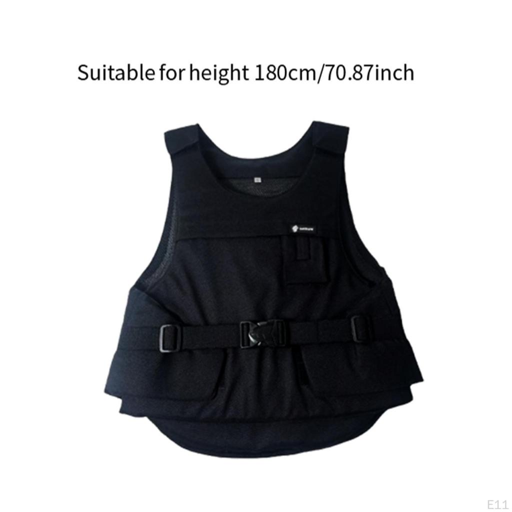 Adjustable Horse Riding Waistcoat for Children, Padded Equestrian Equipment