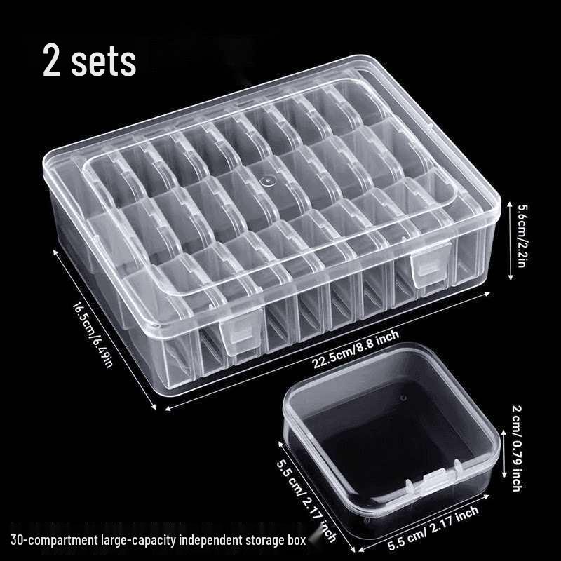 Large Transparent Jewelry Storage Box, PP Material
