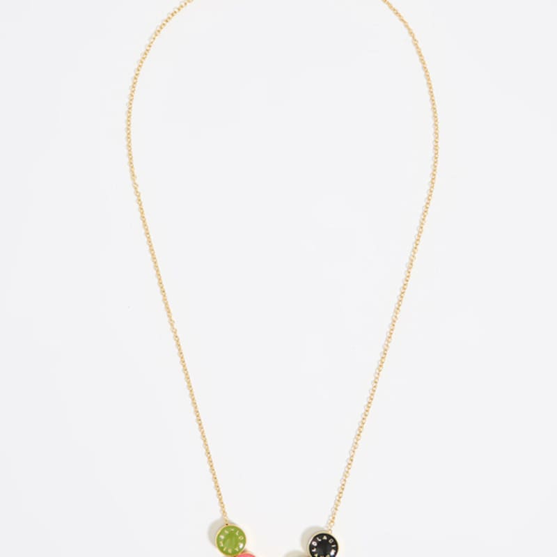 

BIMBA Y LOLA [24FW] BIMBA Y LOLA Multicolor Circle Logo Necklace B246AIU008GOF Gold_FREE