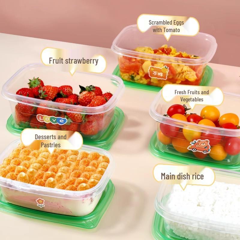 Microwaveable Disposable Food-Grade Bento Lunch Boxes and Containers