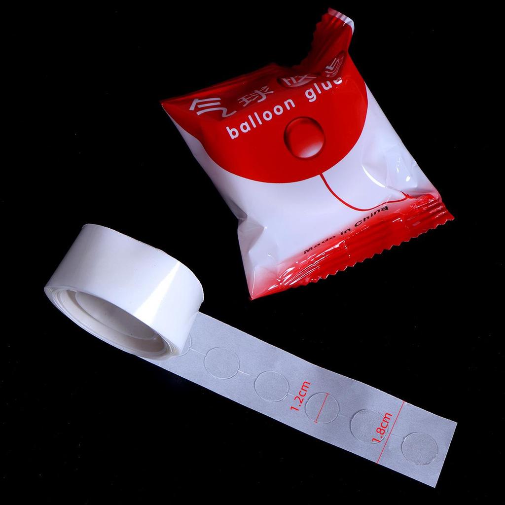 100 Transparent Double-Sided Super Sticky Glue Dots for Balloon and Party Room Decoration