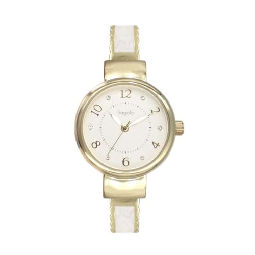 

Follow (Follow) Watches Follow fragola Marble Epo Bangle Watch N03023S-3 WH Women s White