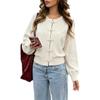 Women's Cardigan, Solid Color for Fall and Winter