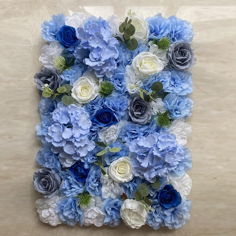 40*60cm Simulated Flower Wall Plant Background Wall Simulated Artificial  Flower Wall Decoration Indoor Scenery Wedding Roses