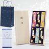Includes Carry Bag Flower Journey 6 Types Fragrance Assortment Japanese Incense Set Minimal Smoke Type Comes Paulownia Box Offering Decorative Ribbon