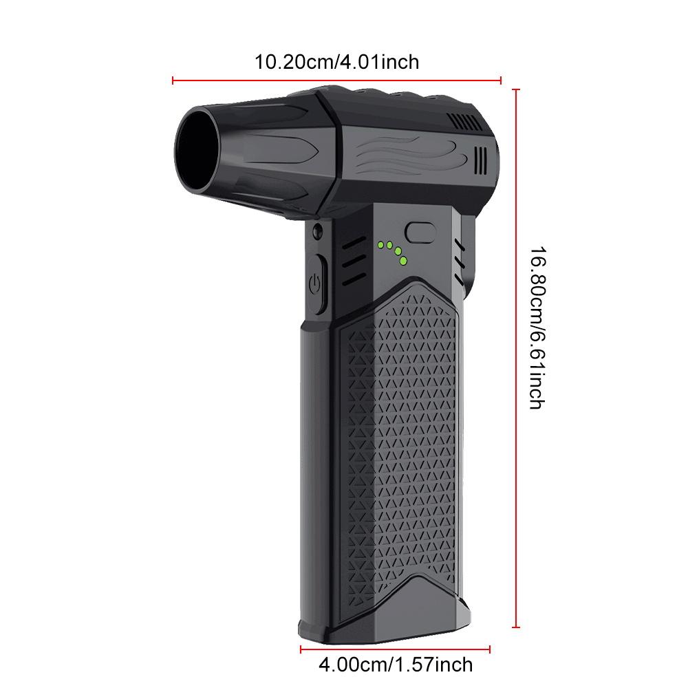Portable 400000RPM Blow and Suction 2 In 1 B006 3 Outlet Nozzles Blowing Snow Turbo Jet Fan Brushless Violent Fan Electric Air Duster