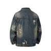 Herbst Herren Jeansjacke Herren Retro Distressed Jacke Männlich Lässig Hip Hop High Street Gewaschene Mäntel Mode Locker Paar Oberbekleidung