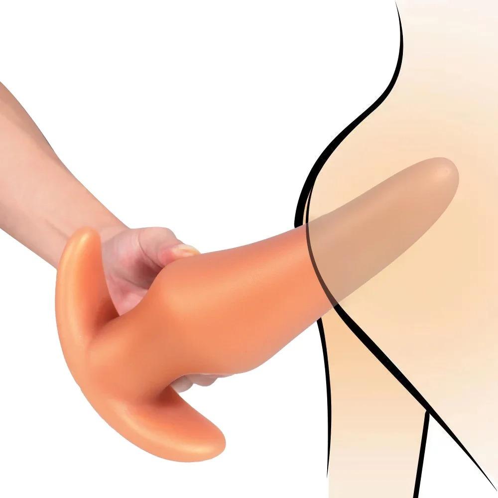 Ultra-Soft Body-Safe Liquid Silicone Anal Plug | Anti-Drop Design for Prostate Massage & Anal Training | Comfort Fit Large Size