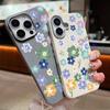 Flower Painting Pattern Matte Slim Phone Cover For iPhone 16 Pro Max 15 Plus 14 Pro 13 12 11 XS XR 8 7 Lens Protection Shockproof TPU Soft Case