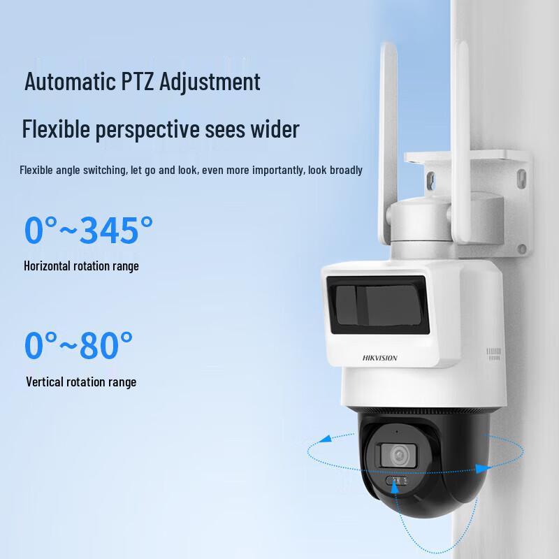 

HIKVISION Solar Powered Outdoor PTZ 4G Camera