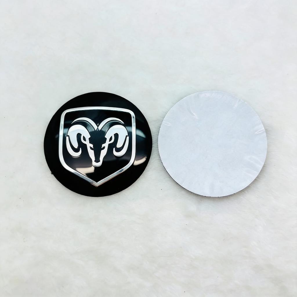 Car Wheel Center Hub Cap Emblem Sticker Accessories For Dodge Durango Caliber Journey Dakota Charger Ram 1500 Avenger Challenger DD8