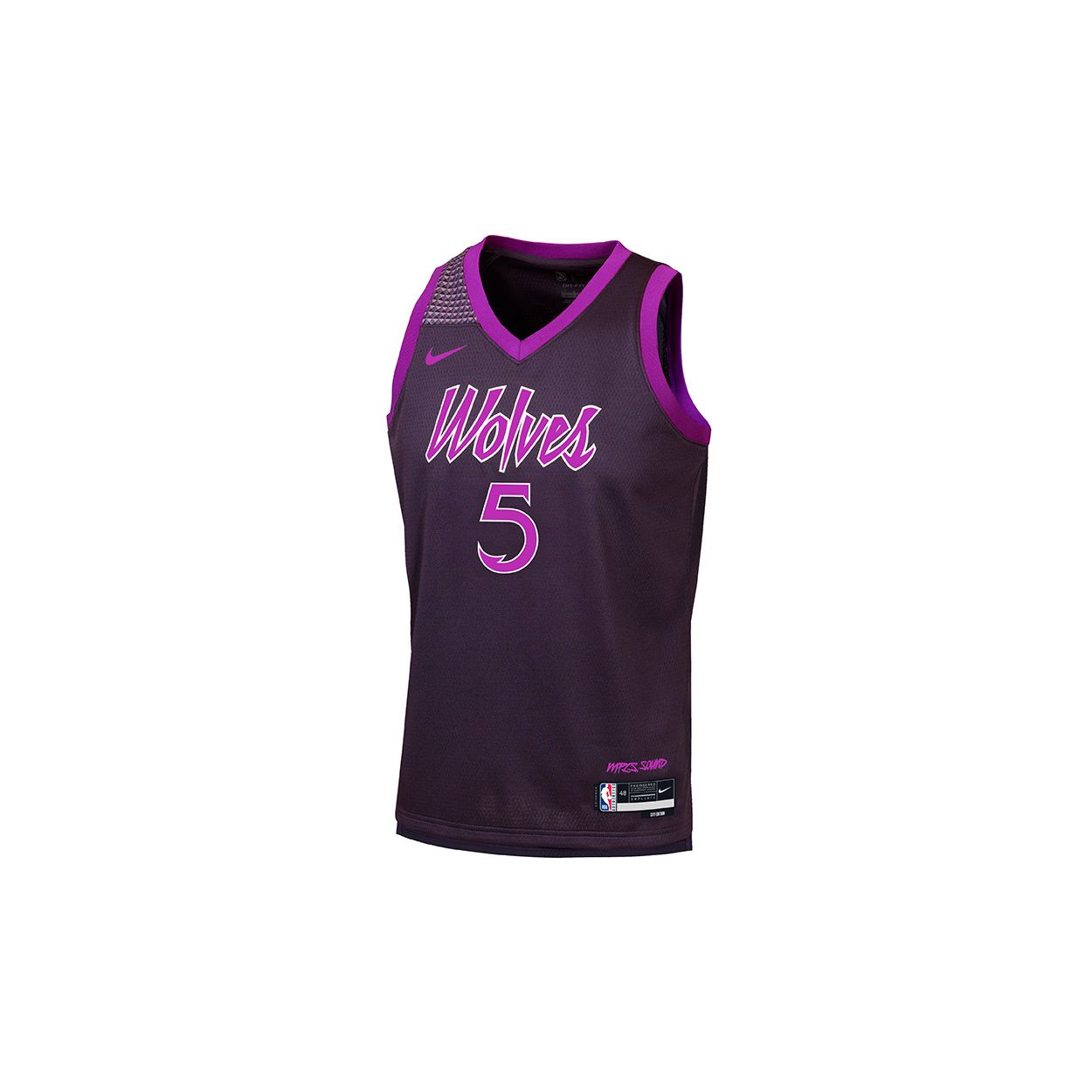 

Nike X NBA Basketball Jersey Edwards City Edition Kids jerseys 3Z2B7BU8P25-TIM05 M