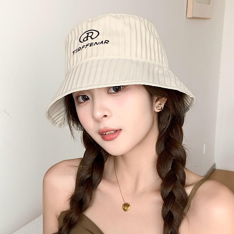 Summer Hat Women's Spring and Autumn Versatile Sunshade Sunscreen Hat Summer Outdoor Bucket Hat Xiaoqing Sun Hat