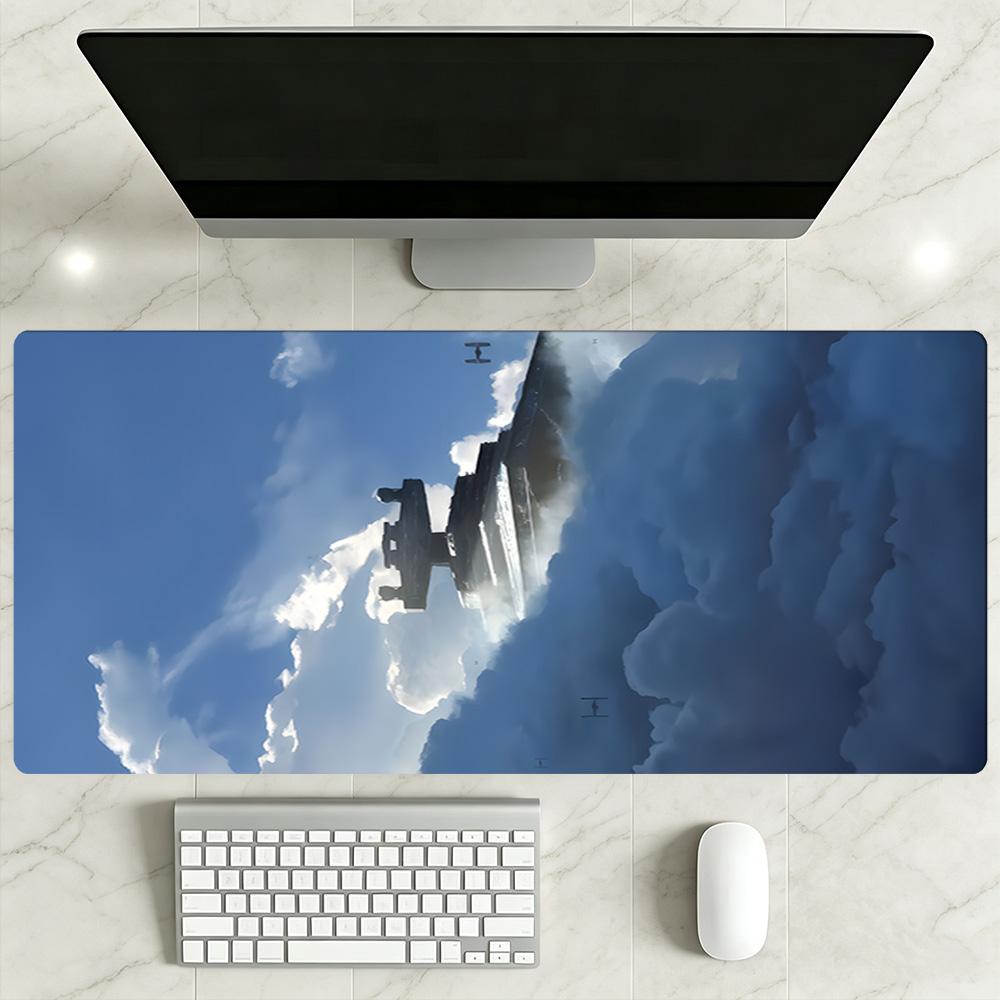 Star Wars Gaming Mouse Pad Keyboard Mat Desktop Mouse Pad Non-Slip Rubber Bottom Perfect for Office Laptop Gaming Setup