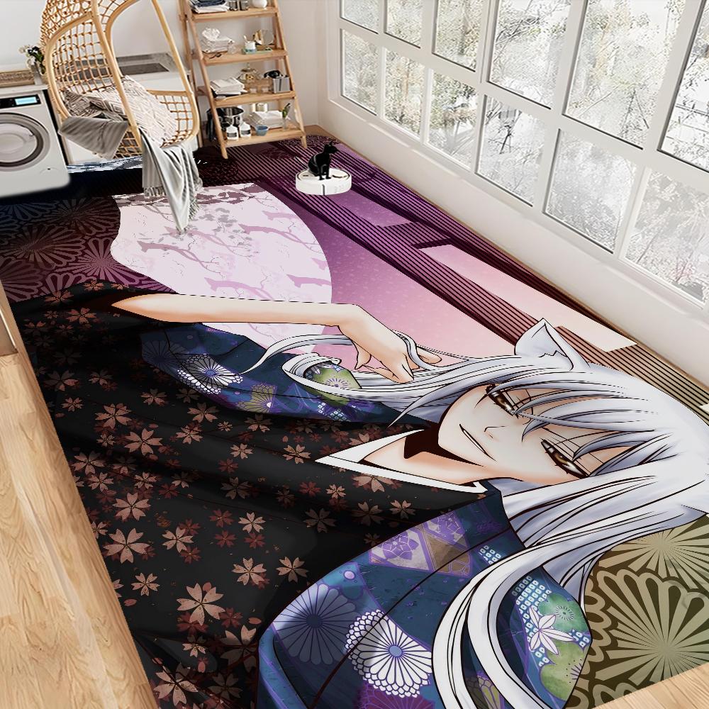 Kamisama Kiss Bathroom Mat Non-Slip Laundry Room Mat Laundry Decor Balcony Child Living Room Toilet Rug