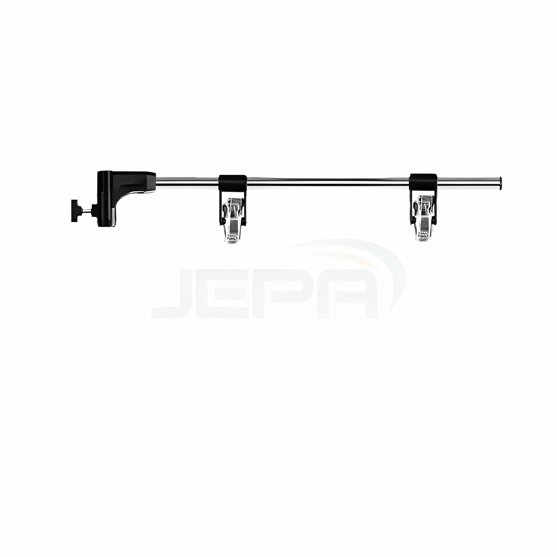 Height-Adjustable Metal Floor Poster Stand - Simple, Modern Design with Detachable Spliced Bracket.