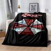 R-Resident Evil Game Gamer Soft Plush Blanket Leon Ada Red Umbrella Blanket for Living Room Bedroom Bed Sofa Picnic Office Cover