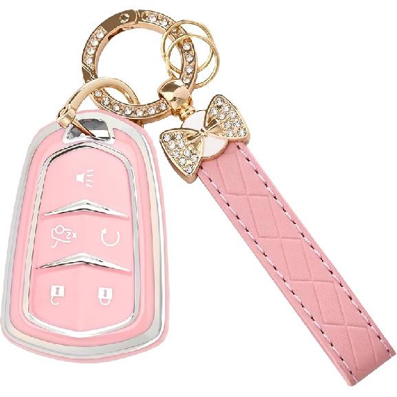 For Ford Key Fob Cover - Soft TPU Key Case Holder Car Key Case Shell Protection For Expedition Bronco Explorer Fusion Escape Lincoln Corsair Nautilus