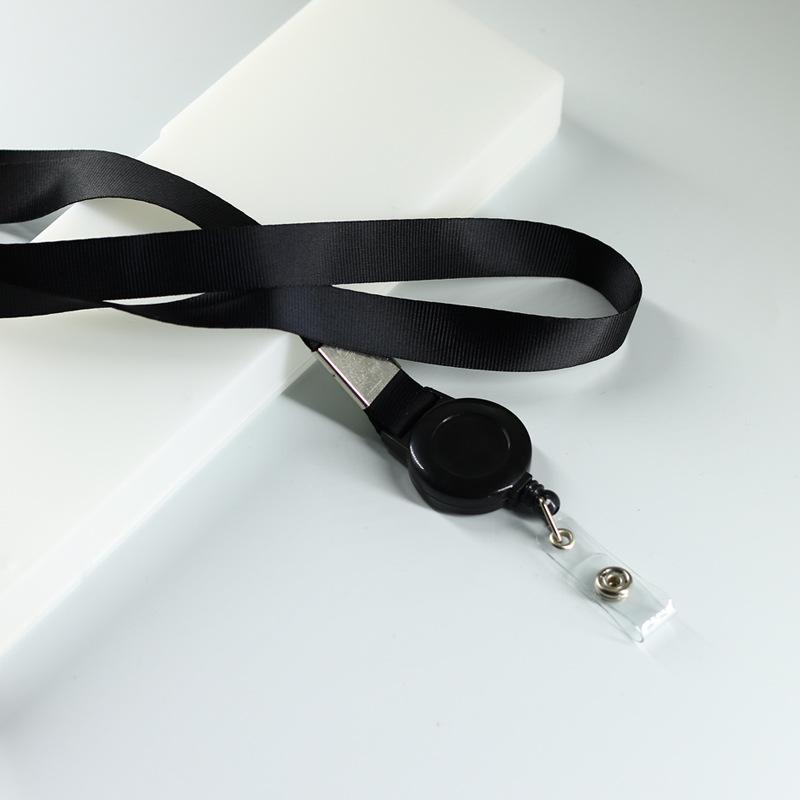 Retractable Work Permit Hanging Rope Stretchable Long Lanyard Office ID Card Holder Porta Credenciales Carte Infirmière